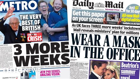 Today’s Front Pages: World News Headlines .